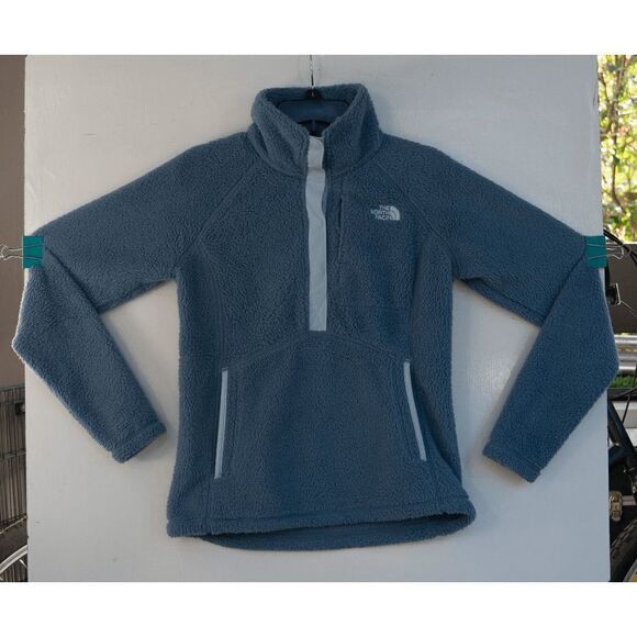 The North Face Sweaters - The North Face Jacket 1/4 Snap Fleece Pullover Sweater Jacket Blue Size S